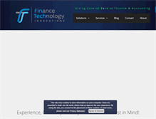 Tablet Screenshot of fintechinnovations.com